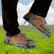 thumbnail image 2 of Lawn Aerator Shoes Long Spikes, Universal Size Lawn Aerator Shoes With 2 Adjustable Straps Garden Lawn Aerator Scarifier Shoes Fits Compatible Your La, 2 of 4
