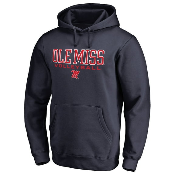 Men's Navy Ole Miss Rebels Team Unity Volleyball Pullover Hoodie