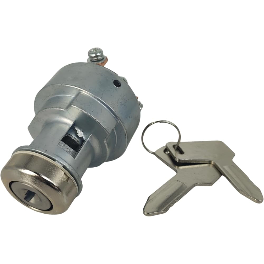 Ignition Switch w/ 301 Key 933110-00100 933110-00200 Compatible with Yanmar Excavator C50R C60R C80R B08-3 C50R C60R C80R Engine 3TNV76 3TNV76-NBK 3TNE74 3TNE74-G1A