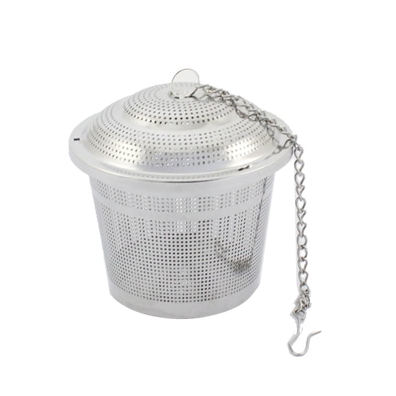 Uxcell Household Kitchenware Stainless Steel Spice Tea Leaf Infuser Strainer Filter 2.4" x 2.6"