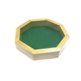 thumbnail image 4 of Koplow Games 10" Wood Dice Tray - Octagon Felt-Lined Solid Wood Roll & Contain Tray for RPG, Board Games & Dice Sets, 4 of 6