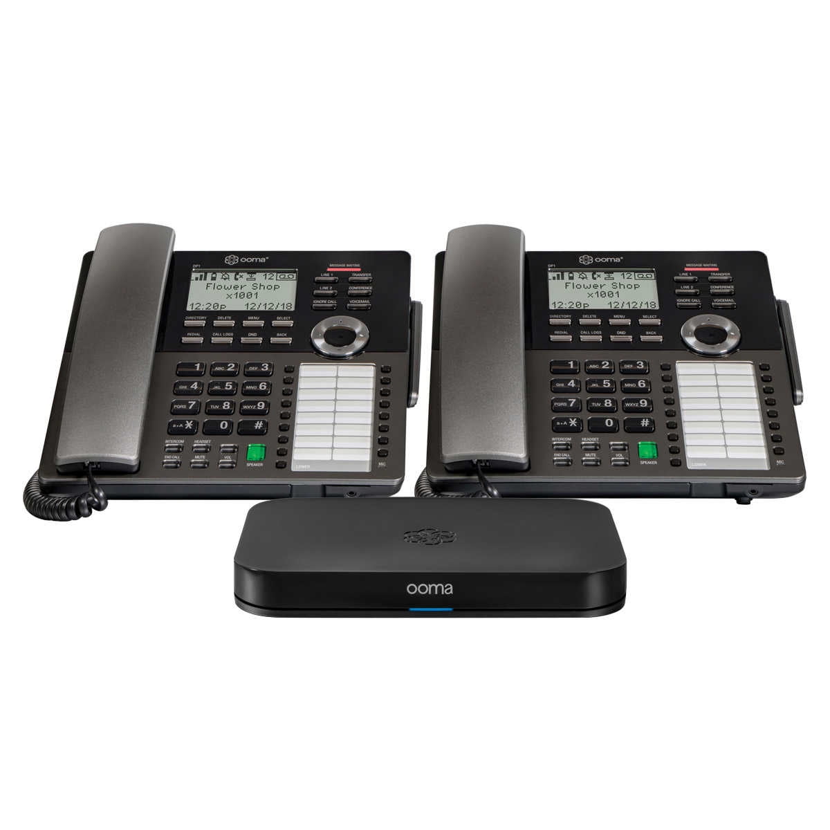 OOMA Office Bundle with 2 DP1 Wireless Desk Phone Office Edition
