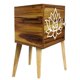 thumbnail image 3 of Buro Recamara Almacenamiento Mdf Moderno Recámara Flor Loto Blanco, 3 of 5