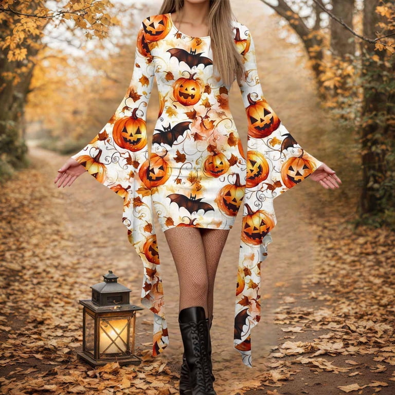 halloween bodycon dress Bodycon Dress Halloween Spooky Cauldron M main image 1