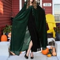 thumbnail image 2 of Capa con capucha Cosplay Halloween Navidad Verde oscuro Salvador, 2 of 8