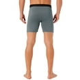 thumbnail image 3 of INSPIRE CHIC Men's Underpants Boxer Briefs Open-Fly Secure Waist Stretch Boxer Underpants 36 Dark Gray, 3 of 6