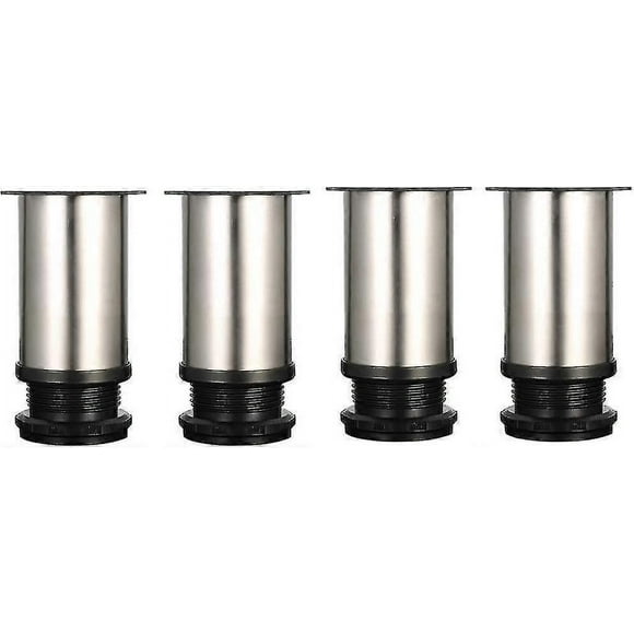 4pcs Furniture Feet, Adjustable Legs, Cabinet Legs, Thick Table Legs, Furniture Legs, Stainless Steel, Adjustable Height With Stainless Steel Screws
