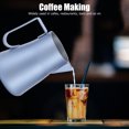 thumbnail image 3 of Stainless Steel Milk Frothing Pitcher 350ml - Elegant Blue Coffee Latte Art Jug for Home Baristas and Coffee Enthusiasts, 3 of 9