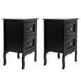 thumbnail image 5 of UBesGoo Set of 2 Nightstand Wood End Tables Bedroom Table Furniture, Black, 5 of 9