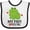 White and Black, variant on Inktastic My Papi Loves Me Grandson Frog Boys Baby Bib