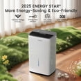 thumbnail image 4 of Waykar 80 Pint Dehumidifier for Home & Basements, DOE 25 Pint Up to 5000 Sq. Ft, Energy Star, Continuous Drain Hose, Auto Defrost, 4 of 14
