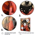 thumbnail image 3 of Designart "Fashionable Raccoon in Black" Animals Framed Wall Art - Traditional Black Raccoon Entryway Framed Wall Art Print, 3 of 6