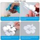 thumbnail image 3 of 4 paquetes de calcomanías de rosas para autos, calcomanías blancas para ventanas de autos, calcomanías autoadhesivas reflectantes impermeables para parachoques de laptop y ventana de auto., 3 of 9