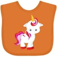 thumbnail image 3 of Inktastic Cute Unicorn, Little Unicorn, Magic Unicorn Girls Baby Bib, 3 of 4