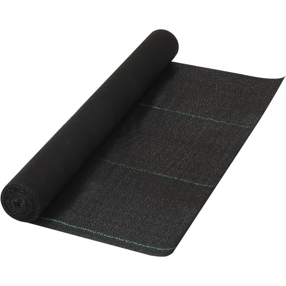 5oz Weed Barrier Landscape Fabric-Durable & Heavy Duty Weed Block Gardening Mat, Eco-Friendly & Convenient Design for Soil Stabilization, Landscaping, Weed Barrier(4ft x 50ft)