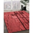 thumbnail image 3 of Ahgly Company Machine Washable Indoor Rectangle Transitional Red Area Rugs, 8' x 12', 3 of 7