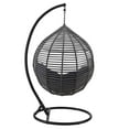 thumbnail image 3 of Modway Garner Teardrop Outdoor Patio Swing Chair with Stand in Gray/Navy, 3 of 6
