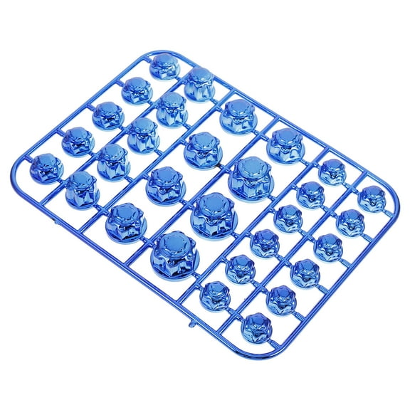 FESTFENDS 1 Set Blue Round Motorcycle Head Bolt Covers For Engine Bolts With Modern Style