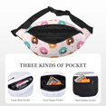 Cute Cartoon Mini Donut Crossbody Bags for Women Men, Large Crossbody