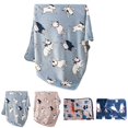 thumbnail image 2 of Pet Blanket Soft Cartoon Animal Patterns Cat Throw Blanket Dog Bed Blanket, 2 of 10