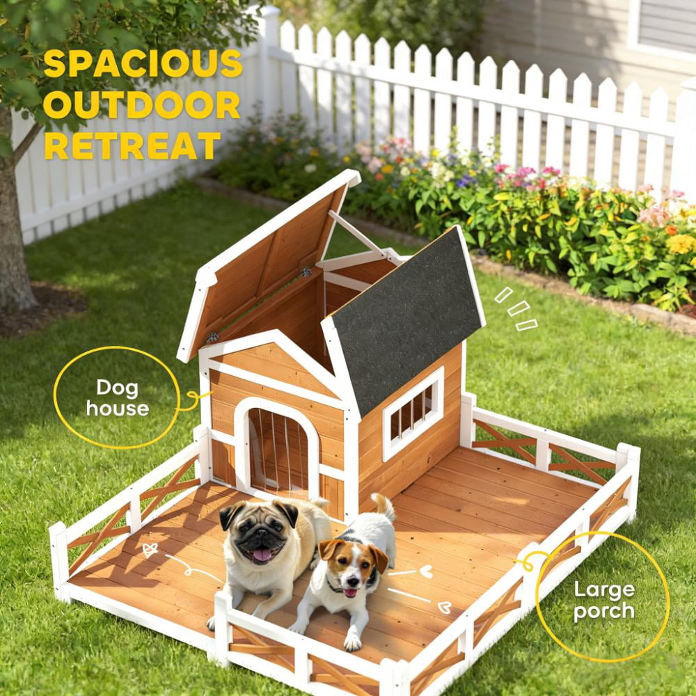 Dog Shelter Outdoor Wooden Dog House