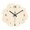 Irregular Shape, variant on jifeng Elegant Wall Clock Creative Design Non Ticking for Bedroom Dining Room Hotel Oval