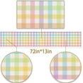thumbnail image 2 of Easter Buffalo Plaid Check Table Runner Spring Holiday Farmhouse Fireplace Kitchen Dining Room Home Party Decoration (13" x 72"), 2 of 5