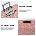 thumbnail image 3 of Fotbe Rose Gold Pink Glitter Funda Protectora para Equipaje, Antirrayones y Resistente a la Suciedad, Compatible con Maletas de 18 a 32 Pulgadas-X-Large, 3 of 7