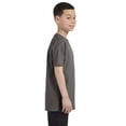 thumbnail image 4 of Hanes Youth Lay Flat Collar Tagless Cotton T-Shirt, Style 5450, 4 of 4