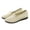 Beige, variant on DSJLMQ Women's Mesh Knitted Shoes Lightweight Comfortable Woven Sneaker Casual Breathable Walking Shoes Summer Fashion Outdoor Flat Footwear Work Off𝗂ce Daily L𝗈afers