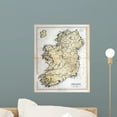 thumbnail image 1 of Old Map Ireland 1870 Wall Mural by Wallmonkeys Peel and Stick Graphic (18 in H x 15 in W) WM321575, 1 of 4