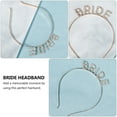 1pc Bridal Headband Bridal Accessories Bride Letter Headband for