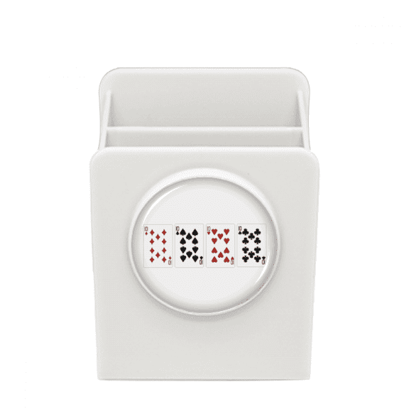 heart spade club 10 pattern desk pencil holder cup pen organizer