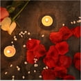 thumbnail image 4 of Pétalos De Rosa De Seda Artificial Rojo, Pétalos de Flores Artificiales para el Día de San Valentín y Bodas, Decoración, Confetti, Flores de Boda, 4 of 4