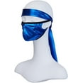 thumbnail image 5 of Mortal MK Kitana Female Sexy Blue Jumpsuit Kombat Suit with Mask Ninja Fighter Outfit, 5 of 7