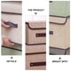 thumbnail image 4 of Combinadores de almacenamiento de ropa de 2pcs Cajas de almacenamiento plegables Organizadores de la casa, 4 of 5