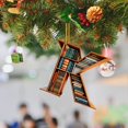 thumbnail image 2 of Hangs Cute Double Print Christmas Pendant 2D Acrylic for Bookshelf English Letter Modeling J~R 1 Piece Decorative Ornament, 2 of 9