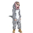 thumbnail image 5 of Otqutp Toddler Boys Girls Romper Cartoon Animal Hooded Pajamas For Kids Holiday Birthday Gift Home Wear Sleepwear, 5 of 9