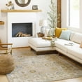thumbnail image 3 of Hauteloom Cabinteely Living Room, Bedroom Area Rug - Traditional - Tan, Light Brown, Light Gray - 7'10" Round, 3 of 12