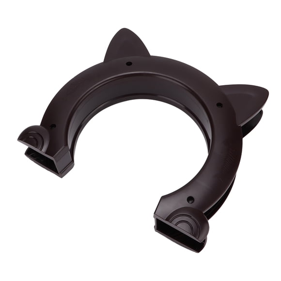 <font Color="#fd9727">Luocute Puerta Interior de la Puerta de Gato, Puerta de Plástico en Forma de Cátea de Mascotas Atraviesa la Puerta Con Patrón de Huesos de