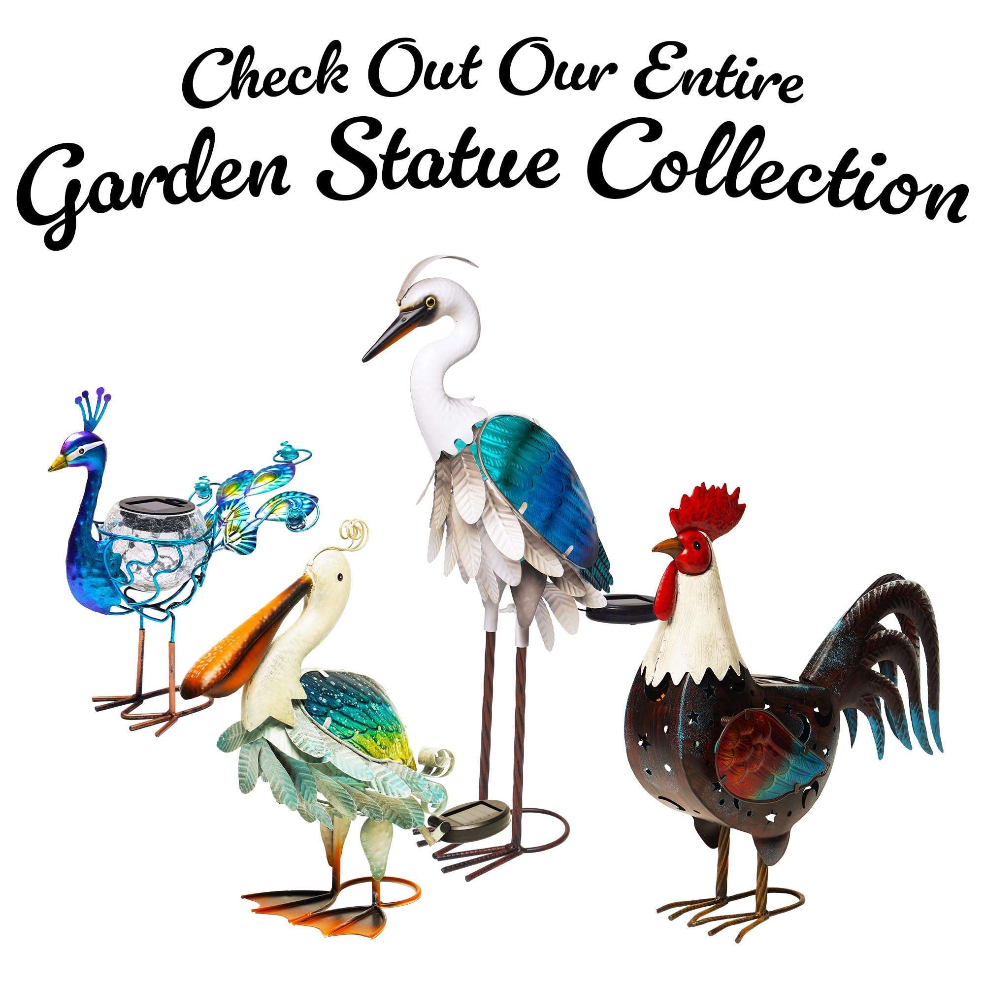 G128 Solar Pelican Garden Statue 17" Coastal Bird Yard Decor with Light for Lawn Patio Backyard