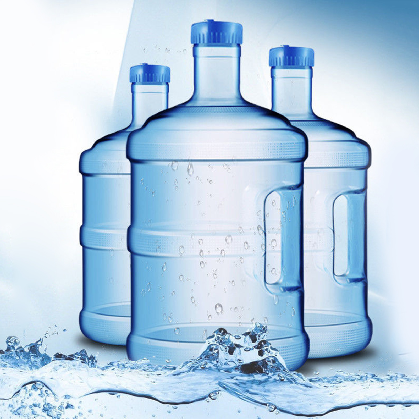 Bidon D'eau Portable 3L Ou 5L - Réservoir En PC Sans BPA, Poignée, Transparent, Pour Camping, Randonnée, Urgences - 13