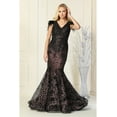 thumbnail image 1 of Feather Mermaid Evening Gown, 1 of 4