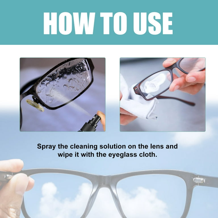  Lens Cleaning Spray Lens Scratch Removal Spray Eyeglass Cleaner Scratch  Remover Travel Size Lens Cleaning Solution for for Coated Glasses  Sunglasses Glass Camera Lenses Laptop Screen Mirrors : Health & Household