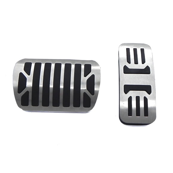 Kit Cubre Pedales Automático Compatibles con Jaguar XL XJL XJ KL AUTOSHOP Set cubre pedales para trasnmisión automática/Tipo deportivo/
