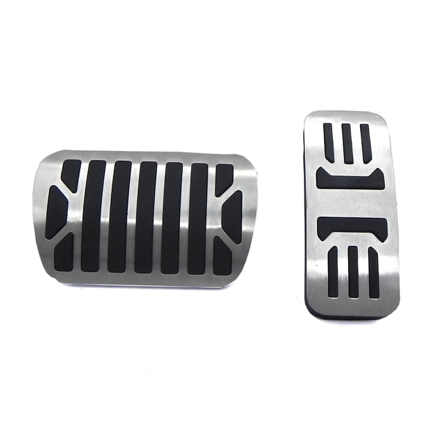 Kit Cubre Pedales Automático Compatibles con Jaguar XL XJL XJ KL AUTOSHOP Set cubre pedales para trasnmisión automática/Tipo deportivo/