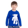 thumbnail image 2 of Wonder Nation Toddler Boys Interactive Graphic Tee with Long Sleeves, Sizes 12M-5T, 2 of 7