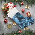 thumbnail image 6 of Coolnut 17.7 Inch Christmas Stockings, 2 PCS Delicate Black Horses Presonalized Large Stocking Sock for Family Holiday Xmas Party Decorations, 6 of 7