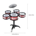 thumbnail image 3 of 1 Pce Mini Batterie Ensemble Mini Éducation Enfants Mini Taille Batterie Ensemble de Percussion, 3 of 6