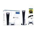 thumbnail image 1 of 2022 New 1.8TB PlayStation Disc Version Gaming Console with Upgraded Ultra Fast SSD, Wireless Controller, Cyberpunk 2077 & Mytrix Controller Charging Dock, 1 of 7